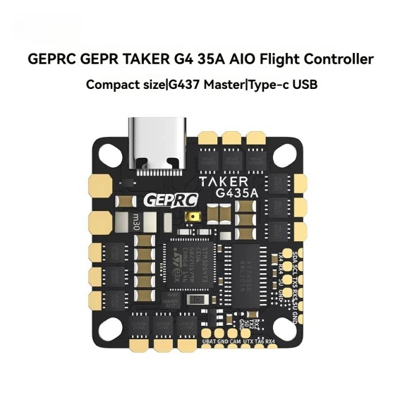 Hot Sales GEPRC TAKER G4 35A AIO Flight Control Compatible Hole Position High Performance Main Control Traverse Accessories